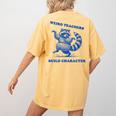 Weird Teachers Build Character Shirt Raccoon Dancing Women's Comfort Colors T-Shirt Back Print Mustard Weird Teachers Build Character Shirt Raccoon Dancing Women's Comfort Colors T-Shirt Back Print Mustard