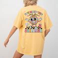 You Make The Whole Class Shimmer Teacher Era Back To School Women's Comfort Colors T-Shirt Back Print Mustard