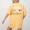 Will Trade Students For Candy Teacher Halloween Costume Tee Women's Comfort Colors T-Shirt Back Print Mustard Will Trade Students For Candy Teacher Halloween Costume Tee Women's Comfort Colors T-Shirt Back Print Mustard