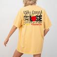 Y'All Gonna Make Me Lose My Mind Up Here Teacher Women's Comfort Colors T-Shirt Back Print Mustard Y'All Gonna Make Me Lose My Mind Up Here Teacher Women's Comfort Colors T-Shirt Back Print Mustard