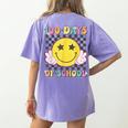100th Day Of School Teacher Kids 100 Days Of School Women's Comfort Colors T-Shirt Back Print Violet 100th Day Of School Teacher Kids 100 Days Of School Women's Comfort Colors T-Shirt Back Print Violet