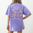 12 Day Of History Teacher Christmas Social Studies Student Women's Comfort Colors T-Shirt Back Print Violet 12 Day Of History Teacher Christmas Social Studies Student Women's Comfort Colors T-Shirt Back Print Violet