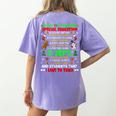 12 Days Of Teaching Special Education IEPS SPED Teacher Xmas Women's Comfort Colors T-Shirt Back Print Violet 12 Days Of Teaching Special Education IEPS SPED Teacher Xmas Women's Comfort Colors T-Shirt Back Print Violet