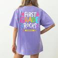 1st Grade Teacher Women's Comfort Colors T-Shirt Back Print Violet 1st Grade Teacher Women's Comfort Colors T-Shirt Back Print Violet