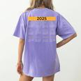 2025 Calendar For Planners Teachers Offices Months Women's Comfort Colors T-Shirt Back Print Violet