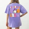 2nd Grade Boo Crew Spooky Second Grade Halloween Teacher Women's Comfort Colors T-Shirt Back Print Violet 2nd Grade Boo Crew Spooky Second Grade Halloween Teacher Women's Comfort Colors T-Shirt Back Print Violet