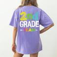 2nd Grade Team T-Shirt 2nd Grade Squad Teacher Women's Comfort Colors T-Shirt Back Print Violet 2nd Grade Team T-Shirt 2nd Grade Squad Teacher Women's Comfort Colors T-Shirt Back Print Violet