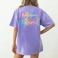 2nd Second Grade Dream Team Teacher First Day Back To School Women's Comfort Colors T-Shirt Back Print Violet 2nd Second Grade Dream Team Teacher First Day Back To School Women's Comfort Colors T-Shirt Back Print Violet