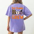 3rd Grade Boo Crew Halloween Teachers Students Costume Women's Comfort Colors T-Shirt Back Print Violet 3rd Grade Boo Crew Halloween Teachers Students Costume Women's Comfort Colors T-Shirt Back Print Violet