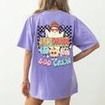 3rd Grade Boo Crew Third Grade Halloween Costume Teacher Kid Women's Comfort Colors T-Shirt Back Print Violet