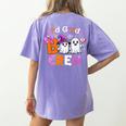 3rd Grade Boo Crew Third Grade Halloween Costume Teacher Kid Women's Comfort Colors T-Shirt Back Print Violet 3rd Grade Boo Crew Third Grade Halloween Costume Teacher Kid Women's Comfort Colors T-Shirt Back Print Violet