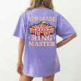 4th Grade Ringmaster Shirt 4th Grade Teacher Shirts Teacher Men Women Kids Women's Comfort Colors T-Shirt Back Print Violet