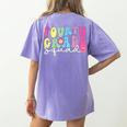 4th Grade Squad Fourth Teacher Student Team Back To School Women's Comfort Colors T-Shirt Back Print Violet 4th Grade Squad Fourth Teacher Student Team Back To School Women's Comfort Colors T-Shirt Back Print Violet