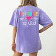 5th Grade Squad Fifth Teacher Student Team Back To School Women's Comfort Colors T-Shirt Back Print Violet 5th Grade Squad Fifth Teacher Student Team Back To School Women's Comfort Colors T-Shirt Back Print Violet
