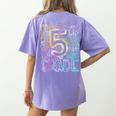 5th Grade Typography Team Fifth Grade Teacher Back To School Women's Comfort Colors T-Shirt Back Print Violet 5th Grade Typography Team Fifth Grade Teacher Back To School Women's Comfort Colors T-Shirt Back Print Violet