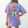 67 Chemistry Science Teacher Periodic Table Thanksgiving Women's Comfort Colors T-Shirt Back Print Violet