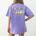 67 Ice Cream Drip Meme Square Root 4489 Slang Teacher Math Women's Comfort Colors T-Shirt Back Print Violet