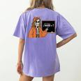 67 Math Teacher Skeleton Halloween Root 4489 Messy Bun Women Women's Comfort Colors T-Shirt Back Print Violet 67 Math Teacher Skeleton Halloween Root 4489 Messy Bun Women Women's Comfort Colors T-Shirt Back Print Violet