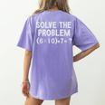 67 Meme PEMDAS Elementary Math Teacher Brainrot Joke Women's Comfort Colors T-Shirt Back Print Violet 67 Meme PEMDAS Elementary Math Teacher Brainrot Joke Women's Comfort Colors T-Shirt Back Print Violet