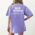 67 Meme PEMDAS Elementary Math Teacher Joke Brainrot Premium Tri-Blend Women's Comfort Colors T-Shirt Back Print Violet 67 Meme PEMDAS Elementary Math Teacher Joke Brainrot Premium Tri-Blend Women's Comfort Colors T-Shirt Back Print Violet