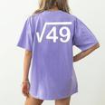67 Six Seven Meme Square Root Couple Matching Teacher Women's Comfort Colors T-Shirt Back Print Violet 67 Six Seven Meme Square Root Couple Matching Teacher Women's Comfort Colors T-Shirt Back Print Violet