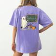 67 Teacher Halloween Ghost Six Seven Meme Math Joke Women's Comfort Colors T-Shirt Back Print Violet 67 Teacher Halloween Ghost Six Seven Meme Math Joke Women's Comfort Colors T-Shirt Back Print Violet