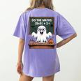 67 Teacher Halloween Ghost Six Seven Meme Do The Maths Women's Comfort Colors T-Shirt Back Print Violet 67 Teacher Halloween Ghost Six Seven Meme Do The Maths Women's Comfort Colors T-Shirt Back Print Violet