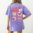67 History Teacher Teacher 6 7 Overuse '67 Women's Comfort Colors T-Shirt Back Print Violet 67 History Teacher Teacher 6 7 Overuse '67 Women's Comfort Colors T-Shirt Back Print Violet