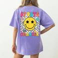 67th Day Of School Shirt 67 Days Smarter Teacher Boy Girls Women's Comfort Colors T-Shirt Back Print Violet