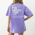 7th Grade Team Back To School Teacher Seventh Grade Team Women's Comfort Colors T-Shirt Back Print Violet 7th Grade Team Back To School Teacher Seventh Grade Team Women's Comfort Colors T-Shirt Back Print Violet