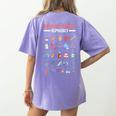 ABC School Nurse Alphabet Student Teacher Health Worker Women's Comfort Colors T-Shirt Back Print Violet ABC School Nurse Alphabet Student Teacher Health Worker Women's Comfort Colors T-Shirt Back Print Violet