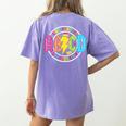 ABCD Kindergarten Rocks Back To School Teachers Students Women's Comfort Colors T-Shirt Back Print Violet ABCD Kindergarten Rocks Back To School Teachers Students Women's Comfort Colors T-Shirt Back Print Violet