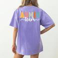 Admin Team Back To School Teachers Students Admin Squad Women's Comfort Colors T-Shirt Back Print Violet Admin Team Back To School Teachers Students Admin Squad Women's Comfort Colors T-Shirt Back Print Violet