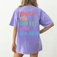 Admit It You Low Key Love ELA Bruh English Teacher Women's Comfort Colors T-Shirt Back Print Violet Admit It You Low Key Love ELA Bruh English Teacher Women's Comfort Colors T-Shirt Back Print Violet
