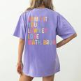 Admit It You Low Key Love Math Bruh Math Teacher Women's Comfort Colors T-Shirt Back Print Violet Admit It You Low Key Love Math Bruh Math Teacher Women's Comfort Colors T-Shirt Back Print Violet