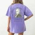 Alexander Hamilton Wrote 51 Essays In 6 Months Teacher Quote Women's Comfort Colors T-Shirt Back Print Violet Alexander Hamilton Wrote 51 Essays In 6 Months Teacher Quote Women's Comfort Colors T-Shirt Back Print Violet