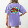 Art Is My Superpower Comic Artist Art Teacher Superhero Women's Comfort Colors T-Shirt Back Print Violet Art Is My Superpower Comic Artist Art Teacher Superhero Women's Comfort Colors T-Shirt Back Print Violet