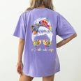 Art Teacher Life Messy Bun Back To School Art Teacher Women's Comfort Colors T-Shirt Back Print Violet Art Teacher Life Messy Bun Back To School Art Teacher Women's Comfort Colors T-Shirt Back Print Violet