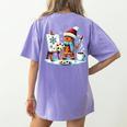 Artist Gingerbread Painter Art Teacher Student Christmas Women's Comfort Colors T-Shirt Back Print Violet Artist Gingerbread Painter Art Teacher Student Christmas Women's Comfort Colors T-Shirt Back Print Violet