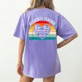 Associate Teacher If You Think My Hands Are Full Women's Comfort Colors T-Shirt Back Print Violet