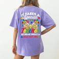 Autism Awareness Teacher Shirts It Takes A Special Teacher Women's Comfort Colors T-Shirt Back Print Violet Autism Awareness Teacher Shirts It Takes A Special Teacher Women's Comfort Colors T-Shirt Back Print Violet
