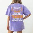 Auto Mechanic Teacher Car Repair Auto Mechanic Women's Comfort Colors T-Shirt Back Print Violet Auto Mechanic Teacher Car Repair Auto Mechanic Women's Comfort Colors T-Shirt Back Print Violet
