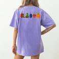 Back To School Cute Hungry Lover Fruits Teacher Women's Comfort Colors T-Shirt Back Print Violet Back To School Cute Hungry Lover Fruits Teacher Women's Comfort Colors T-Shirt Back Print Violet