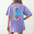 Back To School Eighth 8th Grade Tie Dye Typography Teacher Women's Comfort Colors T-Shirt Back Print Violet Back To School Eighth 8th Grade Tie Dye Typography Teacher Women's Comfort Colors T-Shirt Back Print Violet