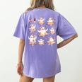 Ballet Ghost Ballet Dancer Spooky Dance Teacher Halloween Women's Comfort Colors T-Shirt Back Print Violet Ballet Ghost Ballet Dancer Spooky Dance Teacher Halloween Women's Comfort Colors T-Shirt Back Print Violet