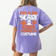 Band Teacher Halloween Shirt Costume School Marching Band For Men Women Women's Comfort Colors T-Shirt Back Print Violet Band Teacher Halloween Shirt Costume School Marching Band For Men Women Women's Comfort Colors T-Shirt Back Print Violet