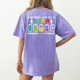 Battery Life Of a Paraprofessional Para Teacher Life Women's Comfort Colors T-Shirt Back Print Violet Battery Life Of a Paraprofessional Para Teacher Life Women's Comfort Colors T-Shirt Back Print Violet