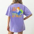 Beauty Teacher Take Chances Make Mistakes Get Messy Women's Comfort Colors T-Shirt Back Print Violet Beauty Teacher Take Chances Make Mistakes Get Messy Women's Comfort Colors T-Shirt Back Print Violet