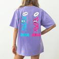 Biology Teacher DNA RNA Student Science Biologist Men Women Women's Comfort Colors T-Shirt Back Print Violet Biology Teacher DNA RNA Student Science Biologist Men Women Women's Comfort Colors T-Shirt Back Print Violet