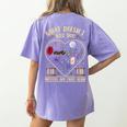Biology Teacher Women's Comfort Colors T-Shirt Back Print Violet Biology Teacher Women's Comfort Colors T-Shirt Back Print Violet